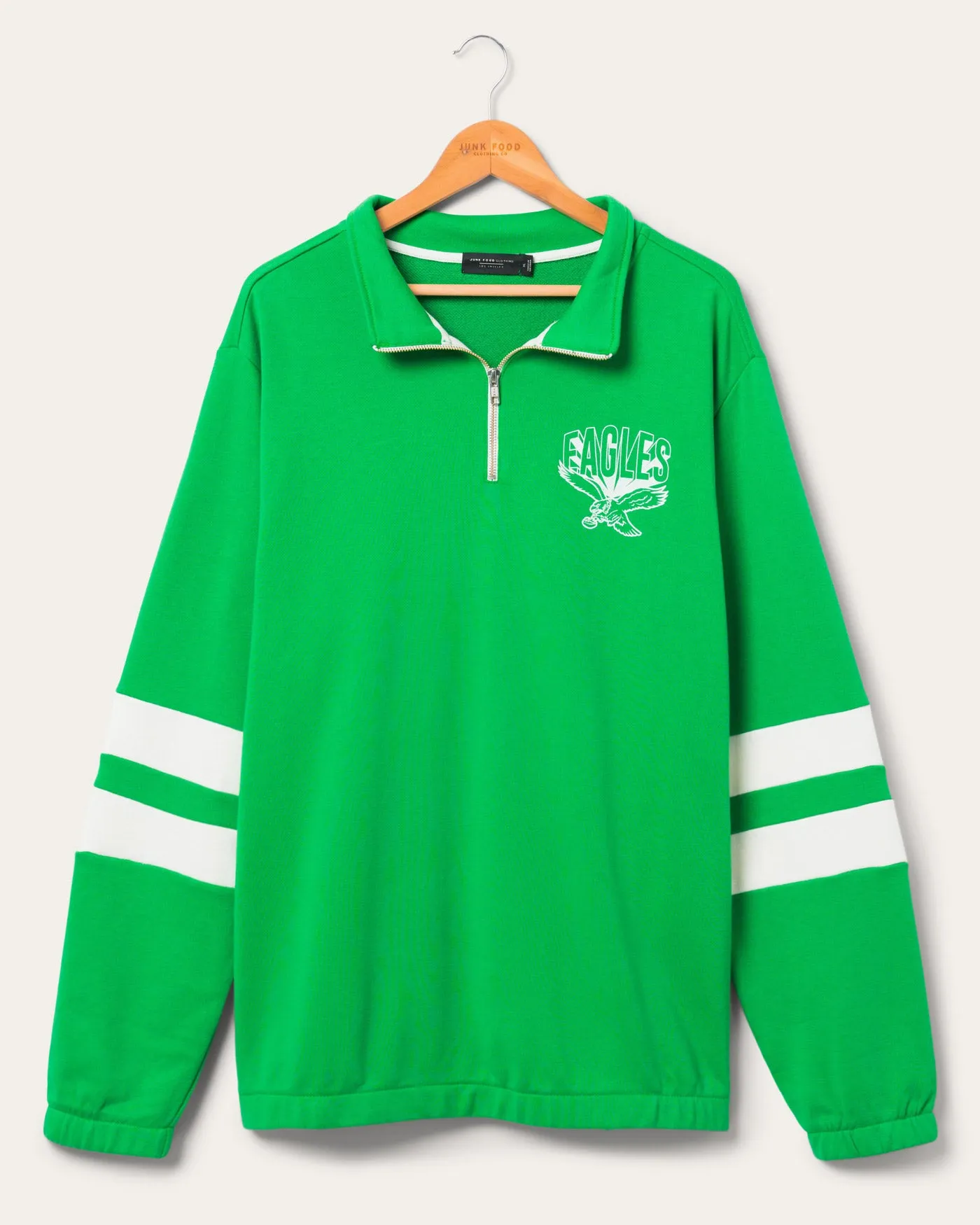 Philadelphia Eagles Vintage Quarter Zip sold by Junk Food Clothing