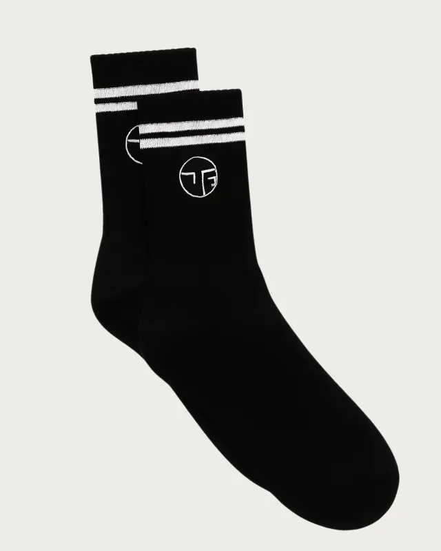 JF by Junk Food Embroidered Logo Crew Socks made by Junk Food Clothing