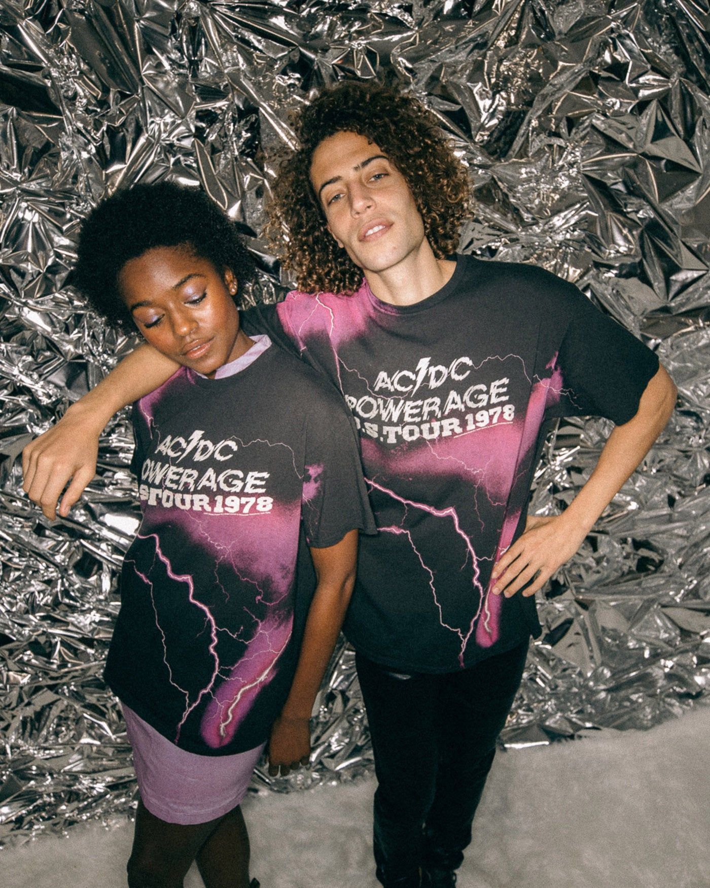 Unisex AC/DC Lightning Powerage Flea Market Tee sold by Junk Food Clothing product image thumbnail 2