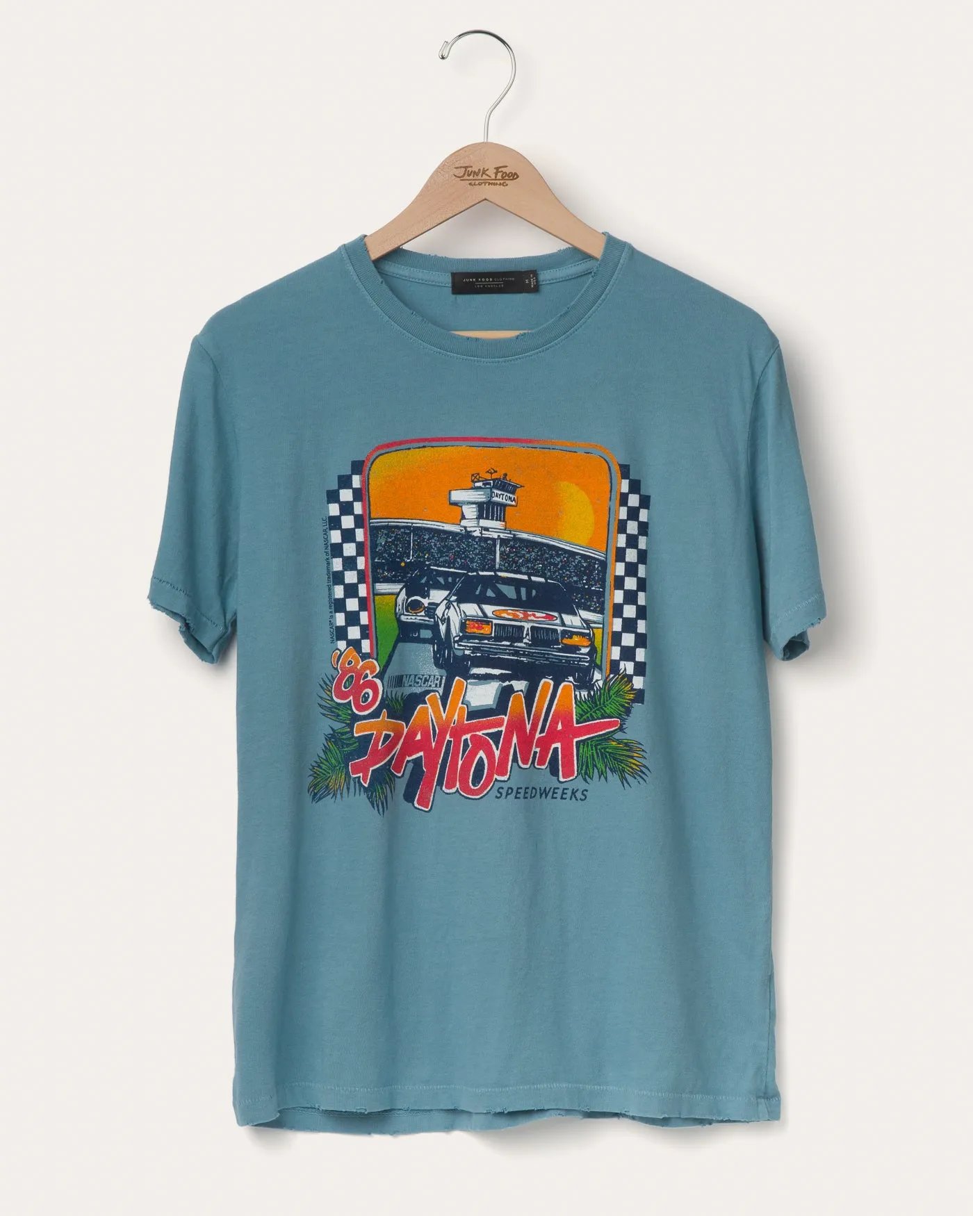 NASCAR '86 Daytona Speedway Vintage Tee sold by Junk Food Clothing
