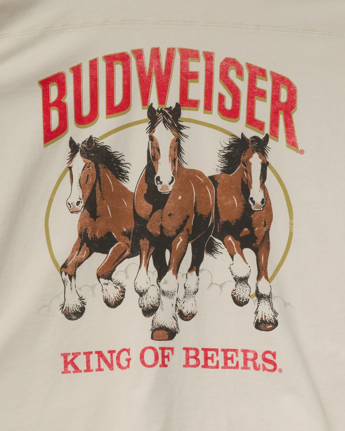 Budweiser King of Beers Hockey Tee sold by Junk Food Clothing product image thumbnail 3
