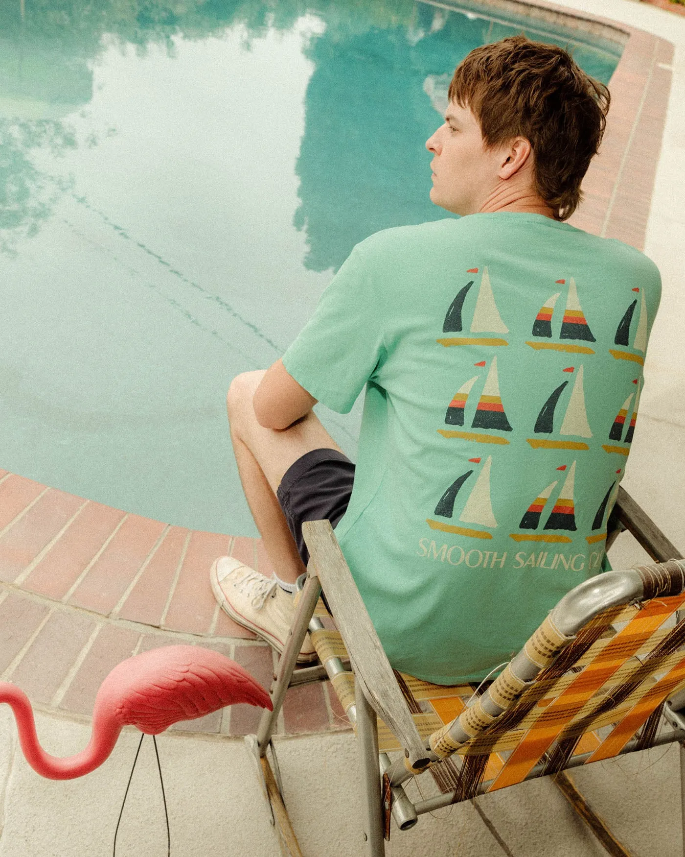 Smooth Sailing Club Vintage Tee sold by Junk Food Clothing product image thumbnail 2