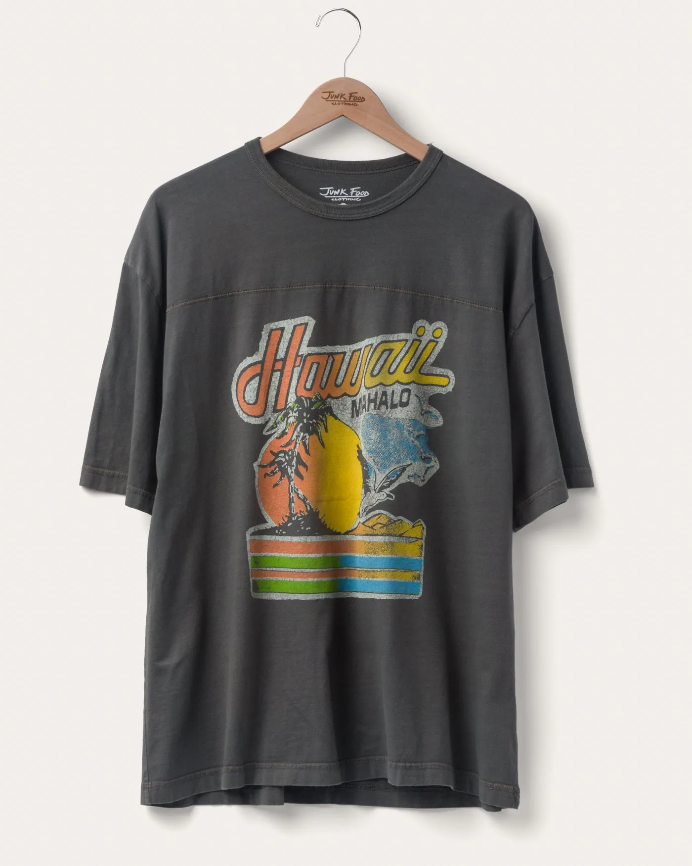Hawaii Mahalo Jersey Tee sold by Junk Food Clothing