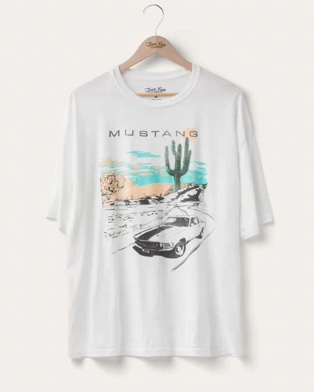 Ford Mustang Road Trip Oversized Tee sold by Junk Food Clothing