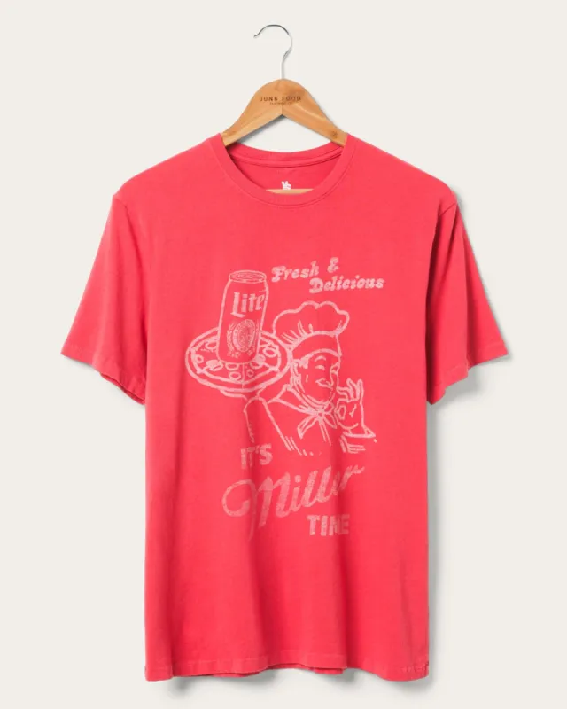 Miller Lite Fresh and Delicious Vintage Tee sold by Junk Food Clothing