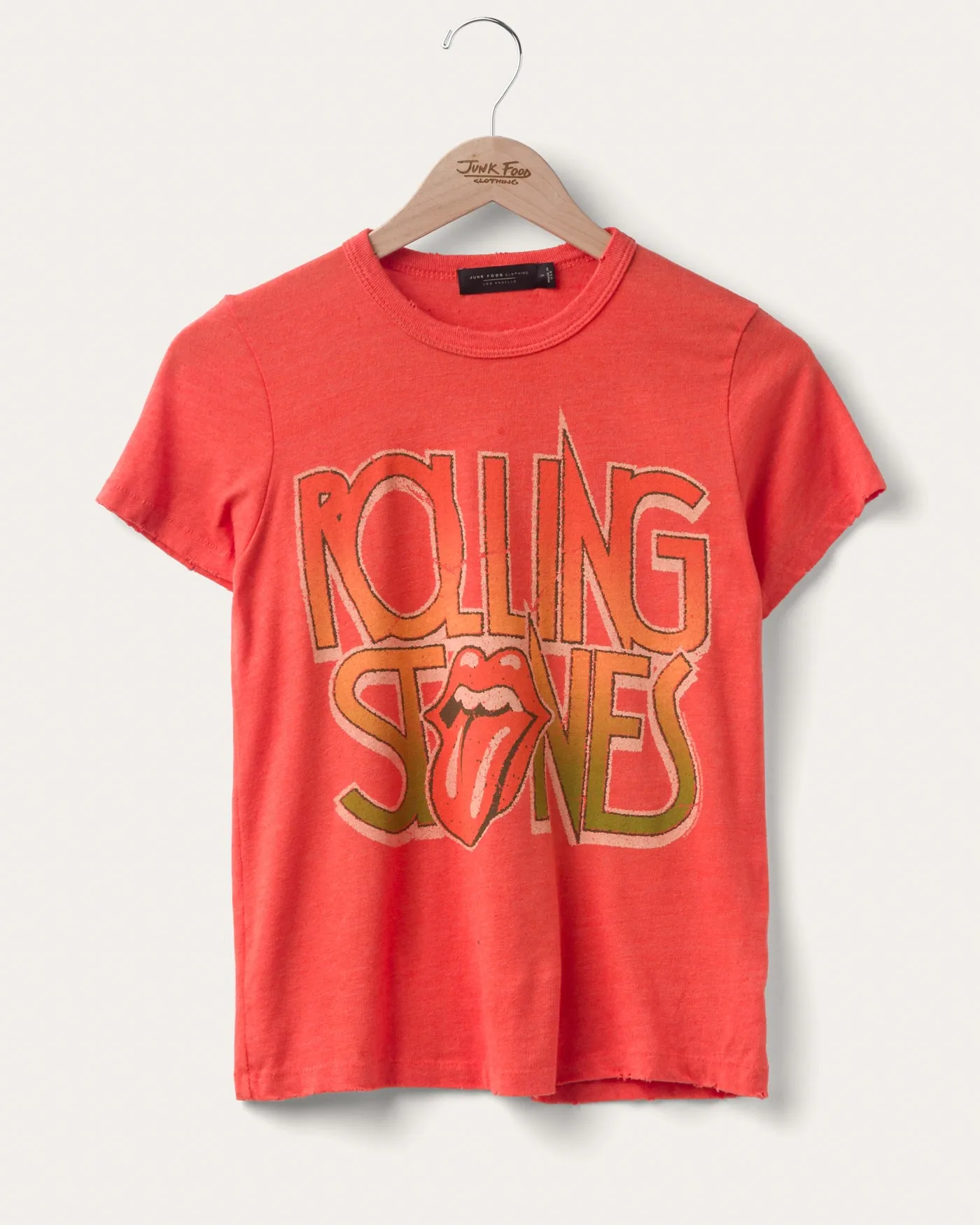 Women's The Rolling Stones Hot Lips Original Tee sold by Junk Food Clothing