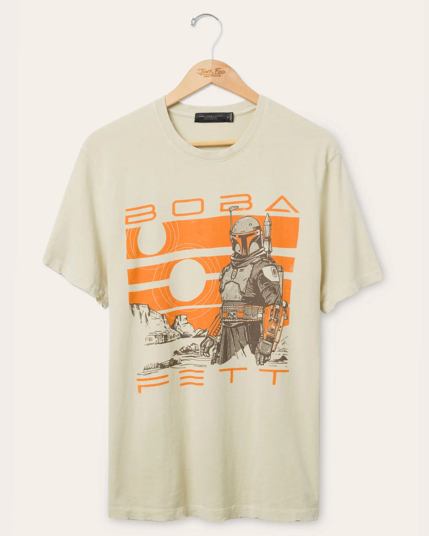 Star Wars™ Boba Fett Vintage Tee sold by Junk Food Clothing