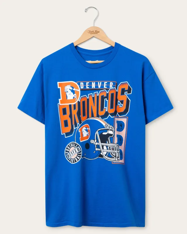 Denver Broncos Checkdown Flea Market Tee sold by Junk Food Clothing