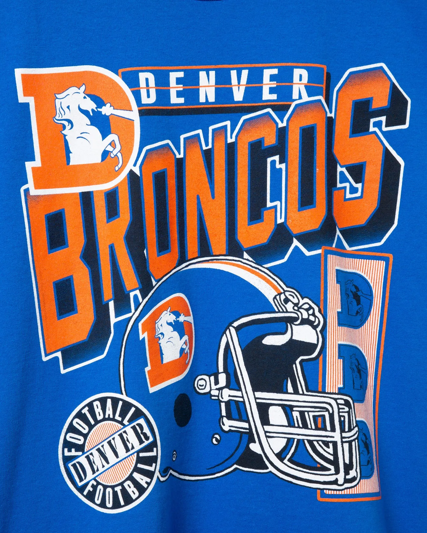 Denver Broncos Checkdown Flea Market Tee sold by Junk Food Clothing product image thumbnail 3
