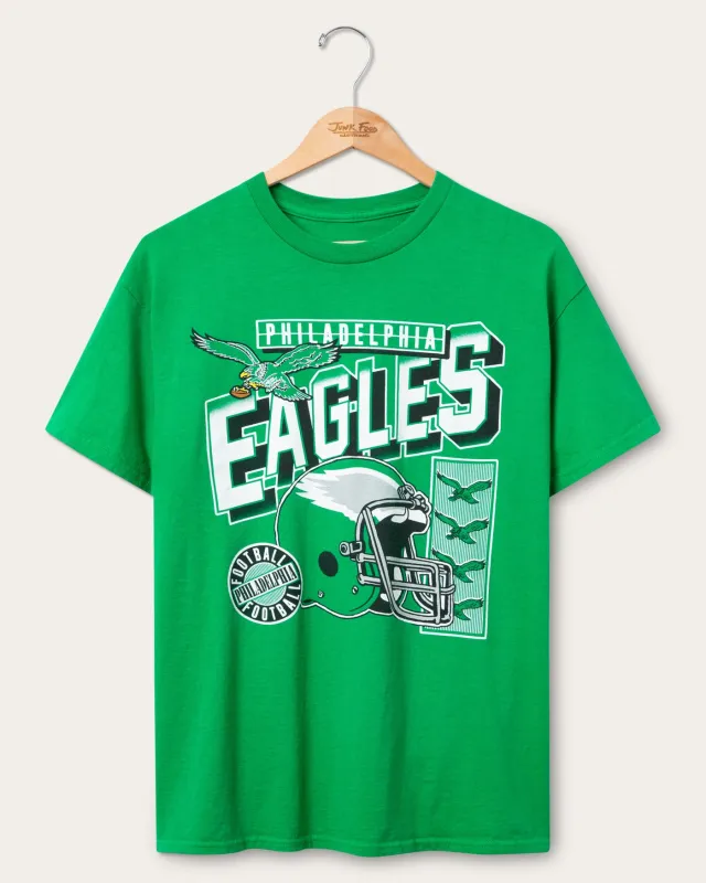 Philadelphia Eagles Checkdown Flea Market Tee sold by Junk Food Clothing