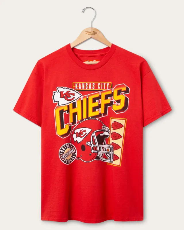 Kansas City Chiefs Checkdown Flea Market Tee sold by Junk Food Clothing