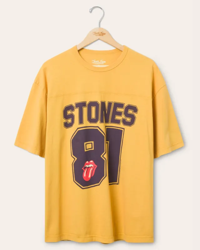 Rolling Stones '81 Hockey Tee sold by Junk Food Clothing