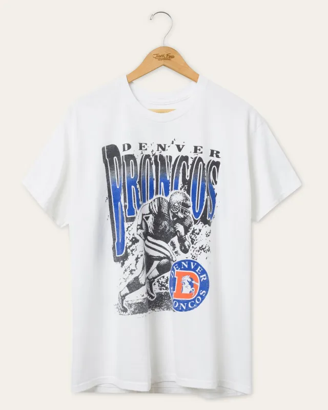 Denver Broncos Rushing Flea Market Tee sold by Junk Food Clothing