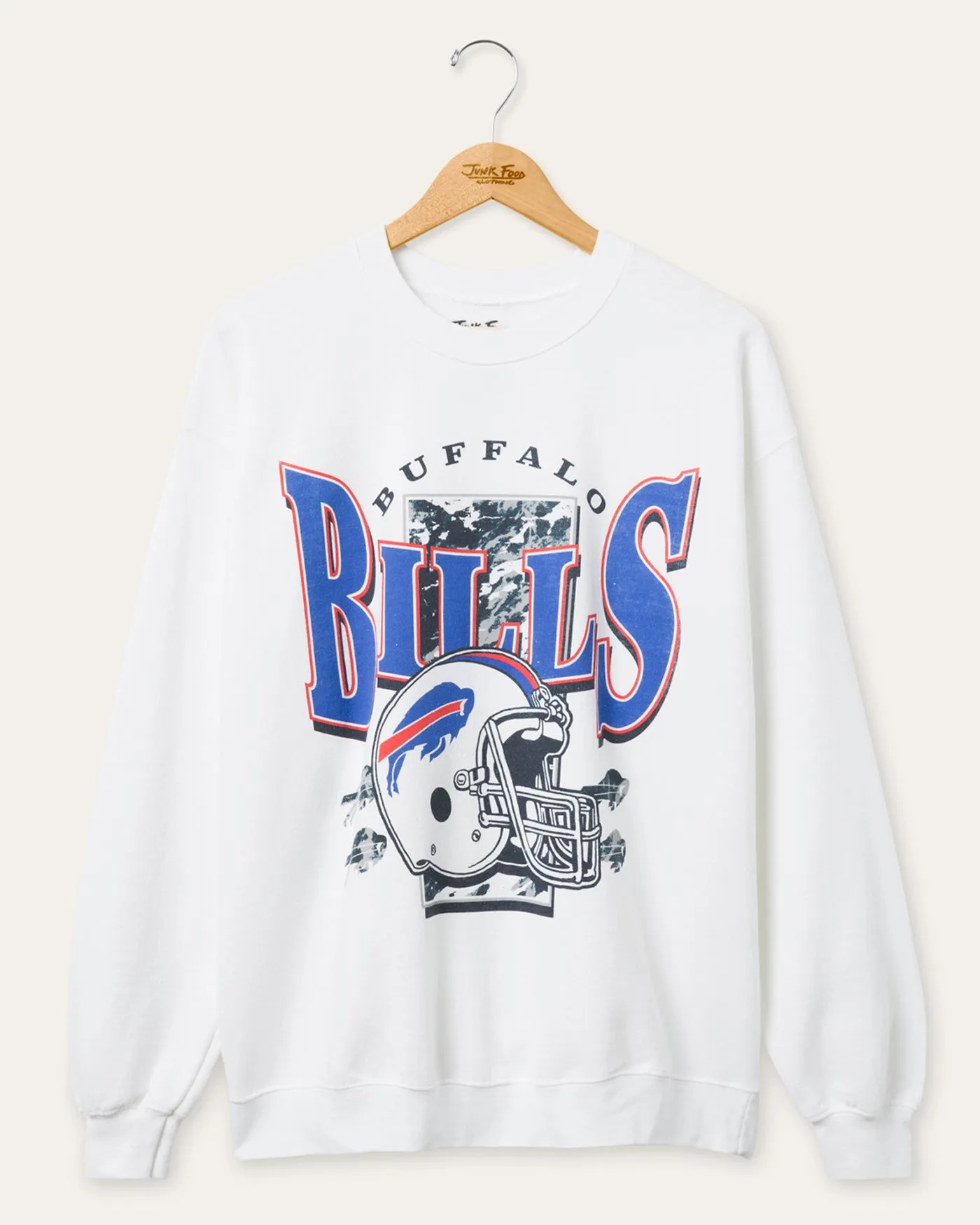 Buffalo Bills Conversion Flea Market Crew Fleece sold by Junk Food Clothing