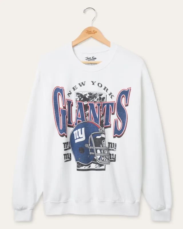 New York Giants Conversion Flea Market Crew Fleece sold by Junk Food Clothing