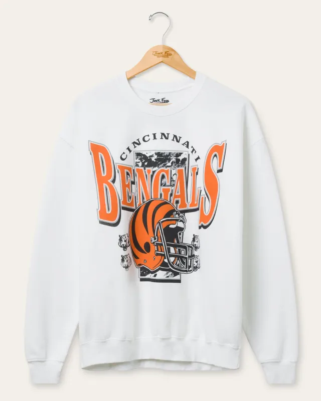 Cincinnati Bengals Conversion Flea Market Crew Fleece sold by Junk Food Clothing
