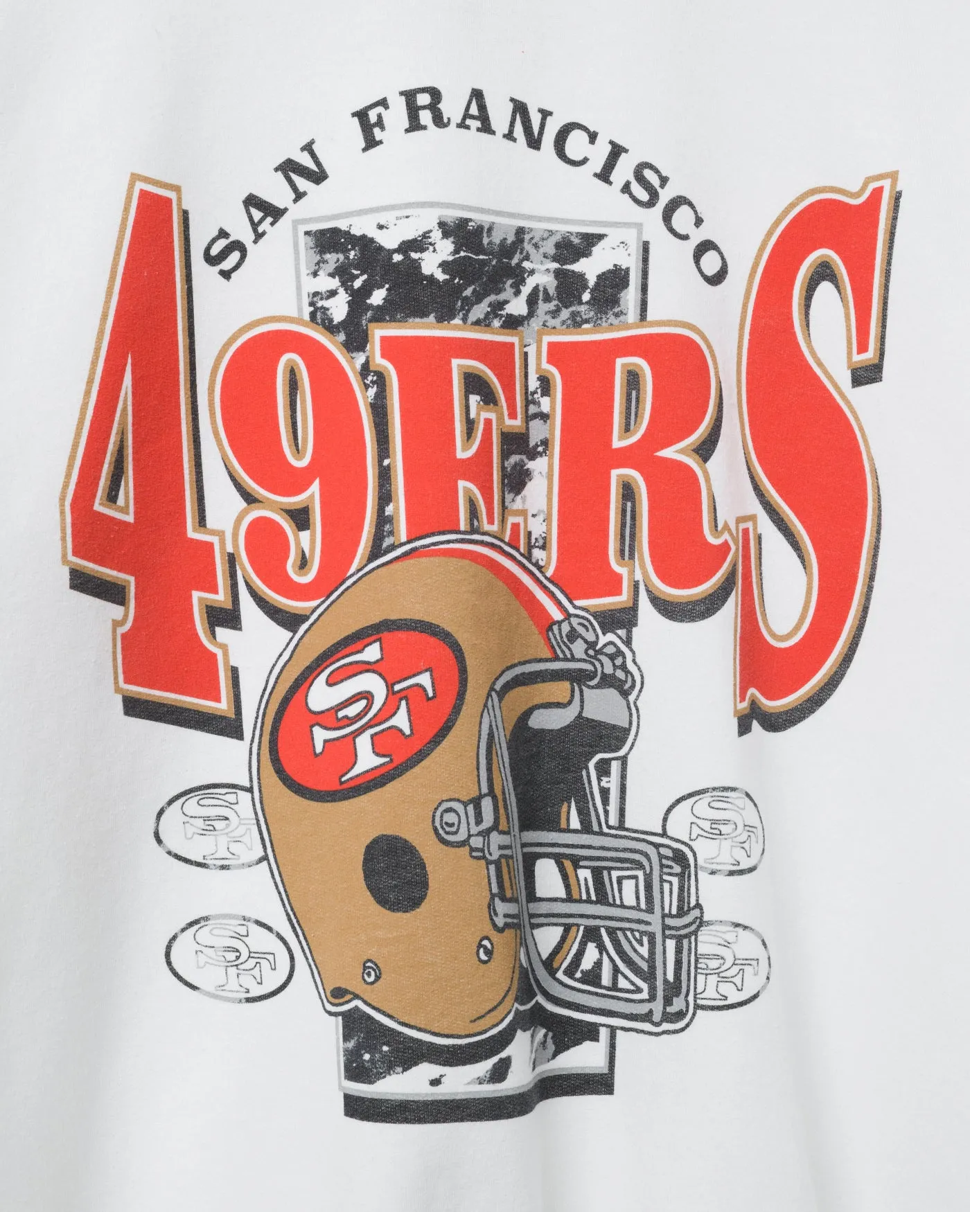 San Francisco 49ers Conversion Flea Market Crew Fleece sold by Junk Food Clothing product image thumbnail 3