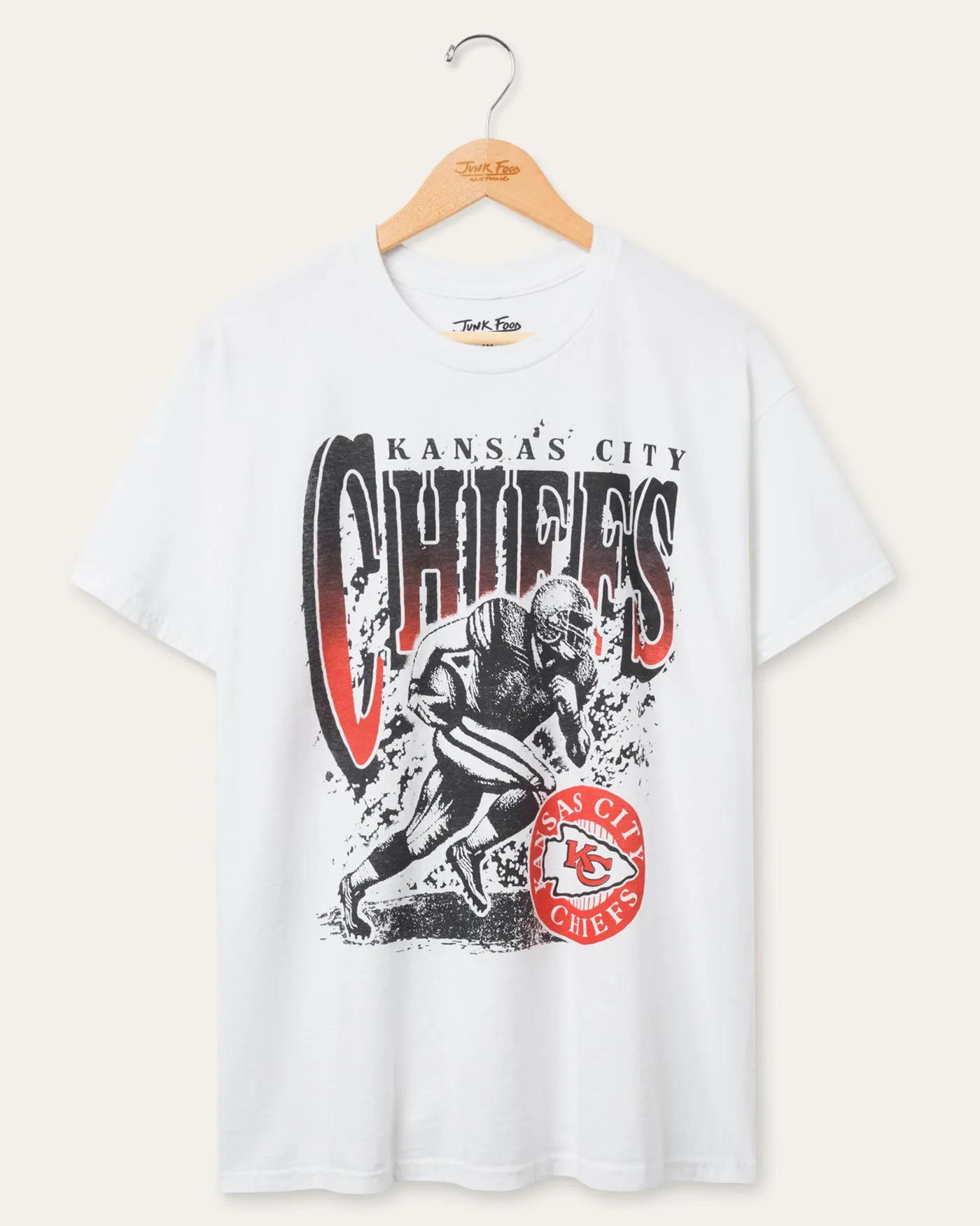 Kansas City Chiefs Rushing Flea Market Tee sold by Junk Food Clothing