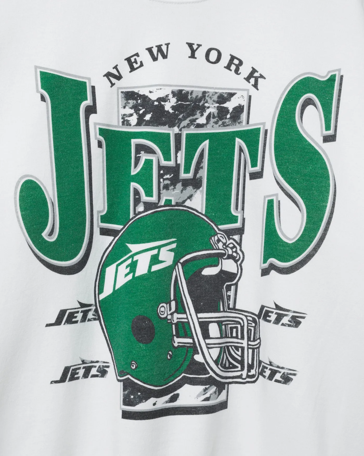 New York Jets Conversion Flea Market Crew Fleece sold by Junk Food Clothing product image thumbnail 3