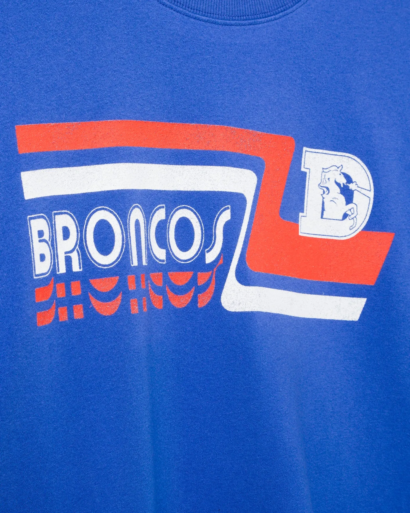 Women's Denver Broncos Retro Crop Fleece sold by Junk Food Clothing product image thumbnail 3