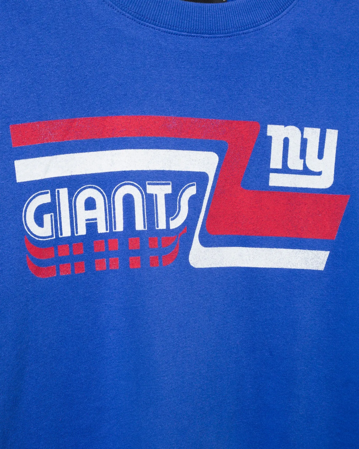Women's New York Giants Retro Crop Fleece sold by Junk Food Clothing product image thumbnail 3