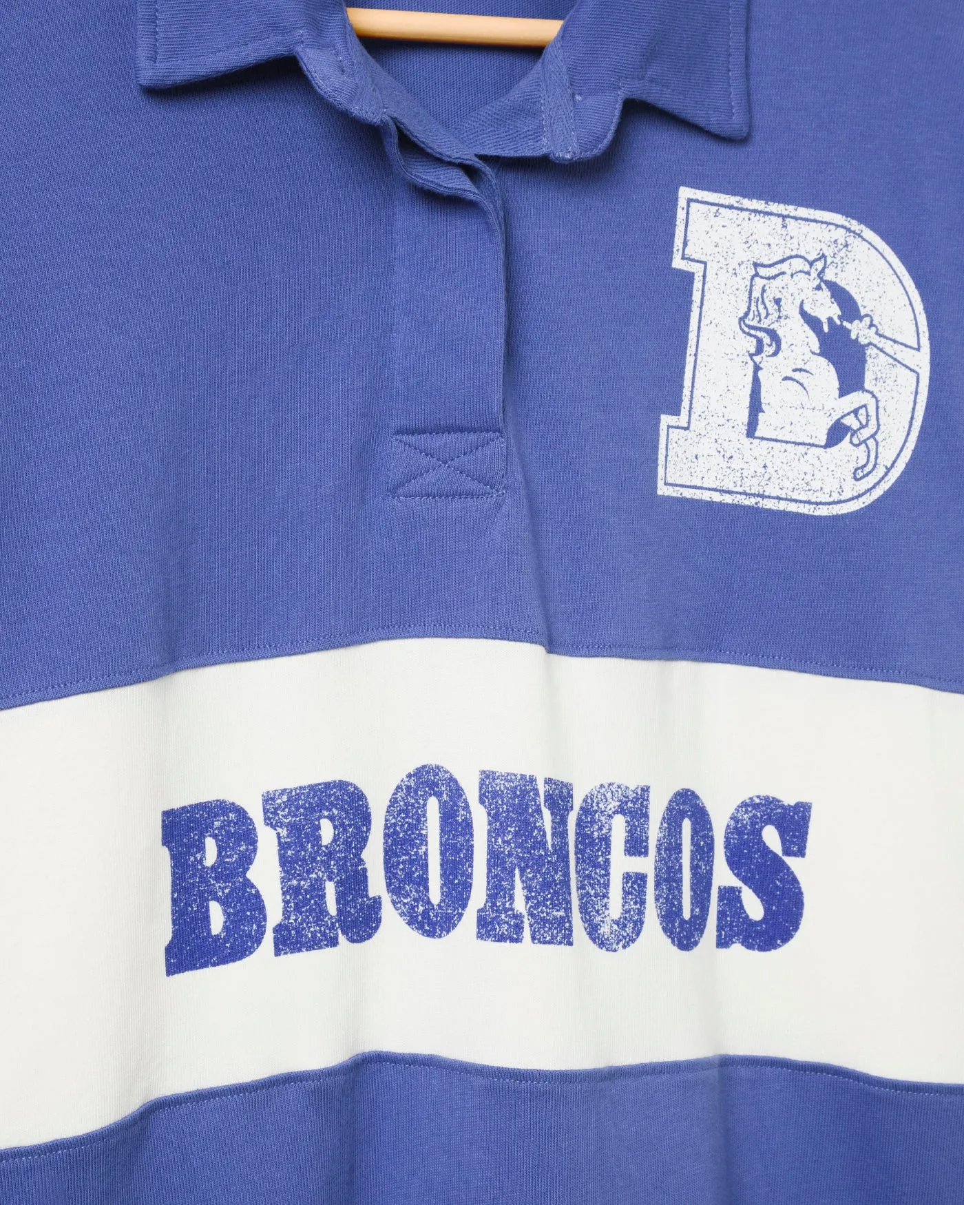 Women's Denver Broncos Rugby Long Sleeve sold by Junk Food Clothing product image thumbnail 3