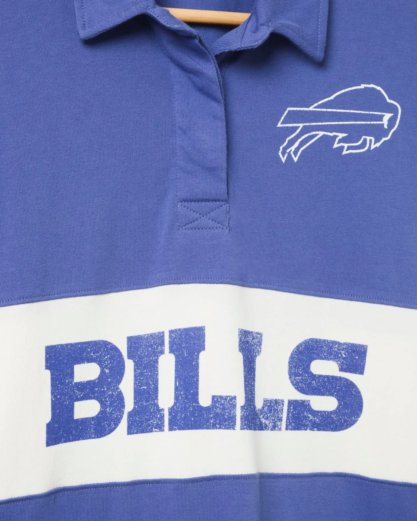 Women's Buffalo Bills Rugby Long Sleeve sold by Junk Food Clothing product image thumbnail 3