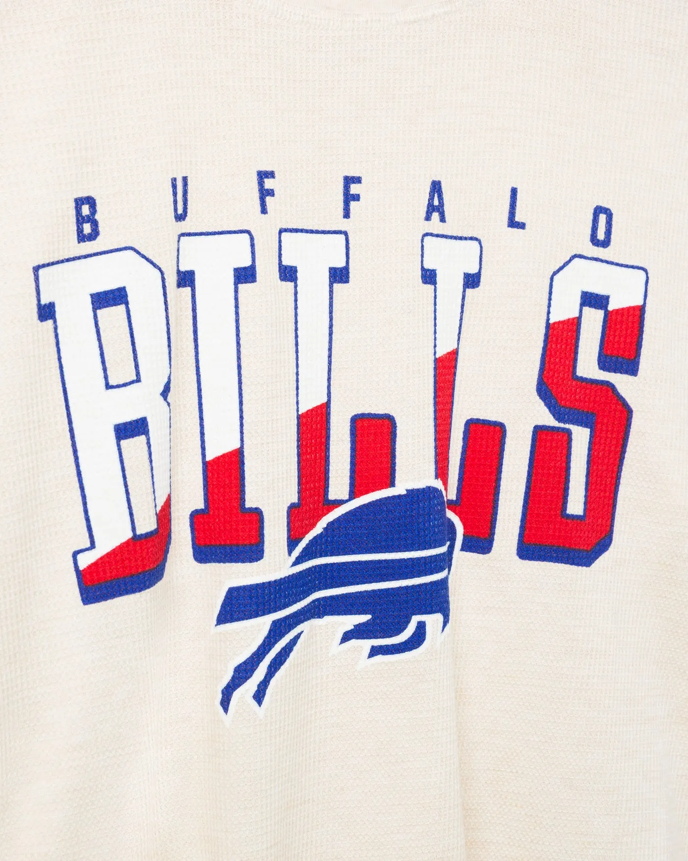 Women's Buffalo Bills Slant Crop Thermal sold by Junk Food Clothing product image thumbnail 3