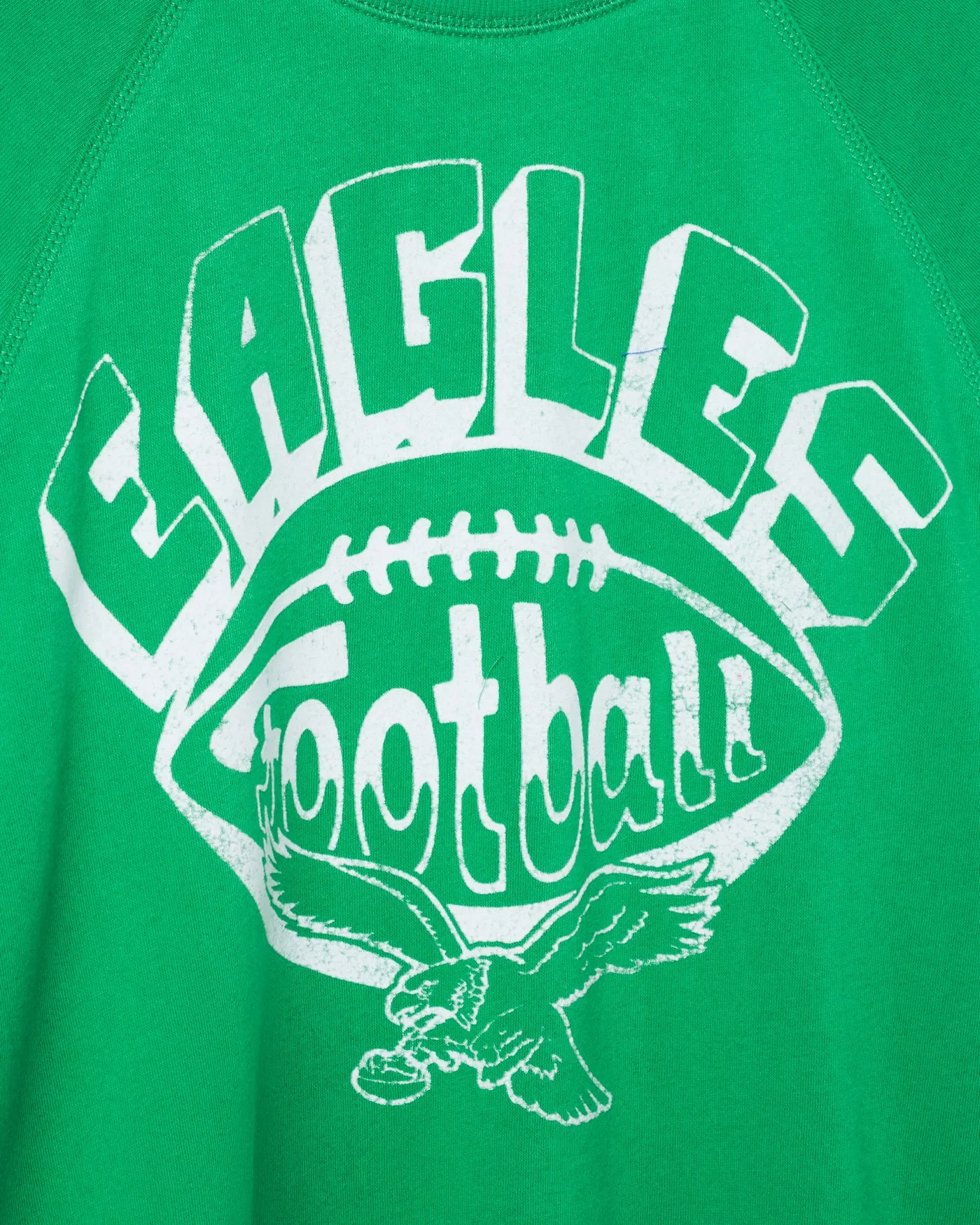 Women's Philadelphia Eagles Football Raglan Crew Fleece sold by Junk Food Clothing product image thumbnail 3