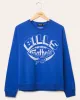 Women's Buffalo Bills Football Raglan Crew Fleece sold by Junk Food Clothing