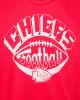 Women's Kansas City Chiefs Football Raglan Crew Fleece sold by Junk Food Clothing