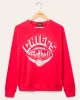 Women's Kansas City Chiefs Football Raglan Crew Fleece sold by Junk Food Clothing