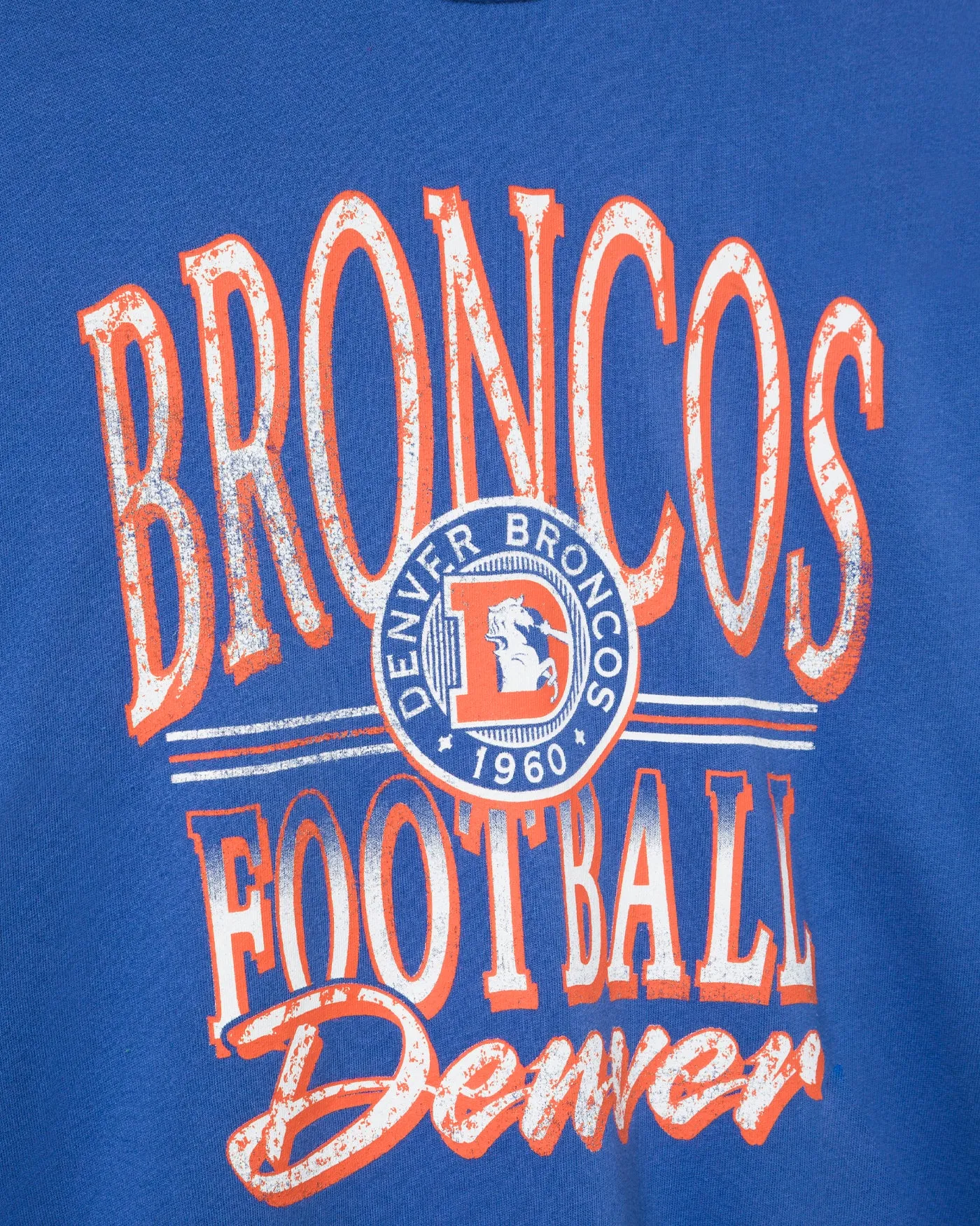 Denver Broncos Lateral Crew Fleece sold by Junk Food Clothing product image thumbnail 3