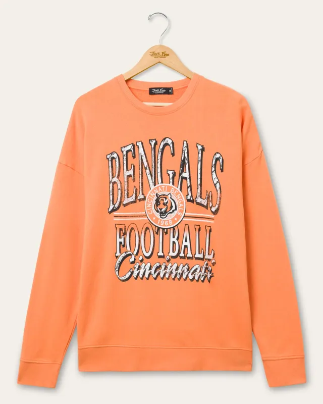 Cincinnati Bengals Lateral Crew Fleece sold by Junk Food Clothing