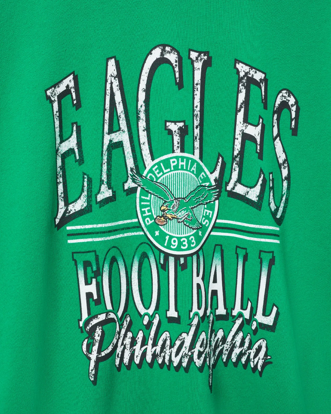 Philadelphia Eagles Lateral Crew Fleece sold by Junk Food Clothing product image thumbnail 3