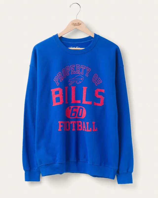 Buffalo Bills Property Flea Market Crew Fleece sold by Junk Food Clothing