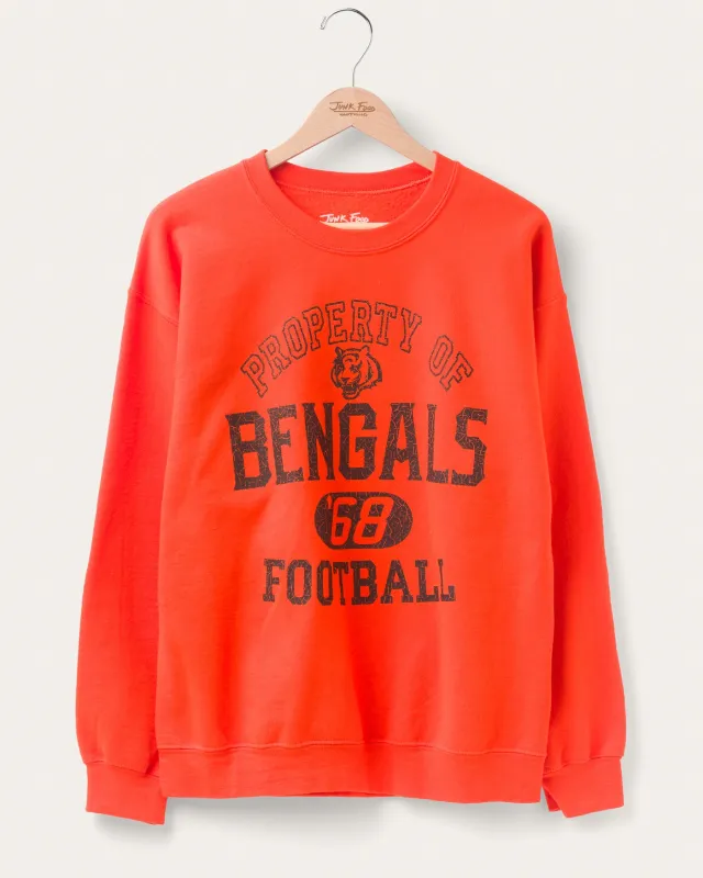 Cincinnati Bengals Property Flea Market Crew Fleece sold by Junk Food Clothing
