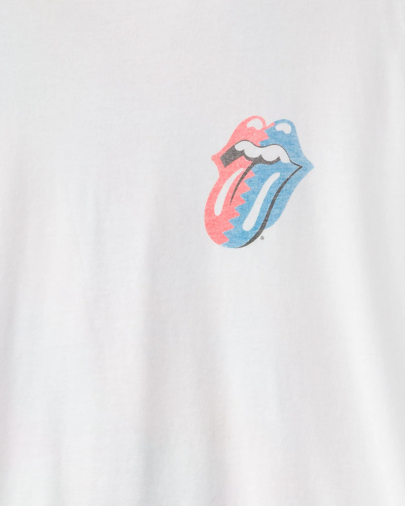 Rolling Stones Checkered Hot Lips Oversized Tee sold by Junk Food Clothing product image thumbnail 5