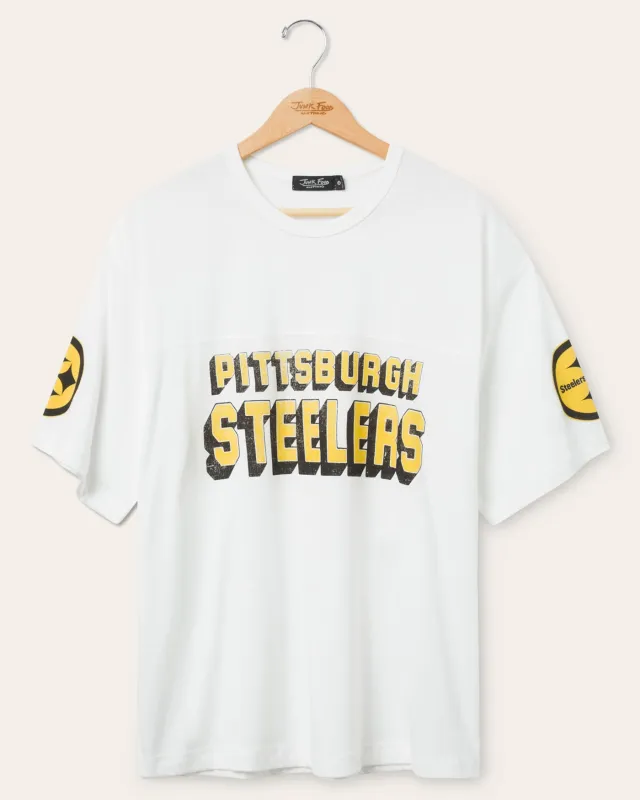 Pittsburgh Steelers Halfback Jersey Tee sold by Junk Food Clothing