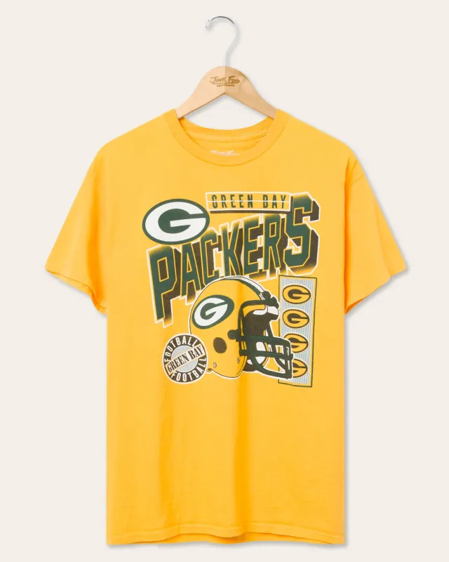 Green Bay Packers Checkdown Flea Market Tee sold by Junk Food Clothing