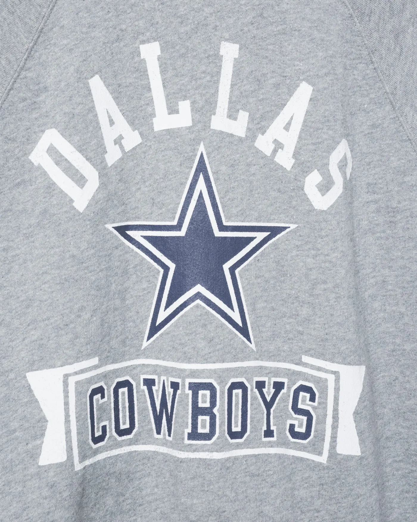 Women's Dallas Cowboys Raglan Fleece Tank sold by Junk Food Clothing product image thumbnail 3