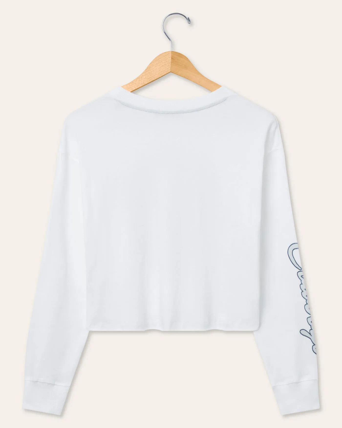 Women's Dallas Cowboys Helmet Crop Fleece sold by Junk Food Clothing product image thumbnail 2