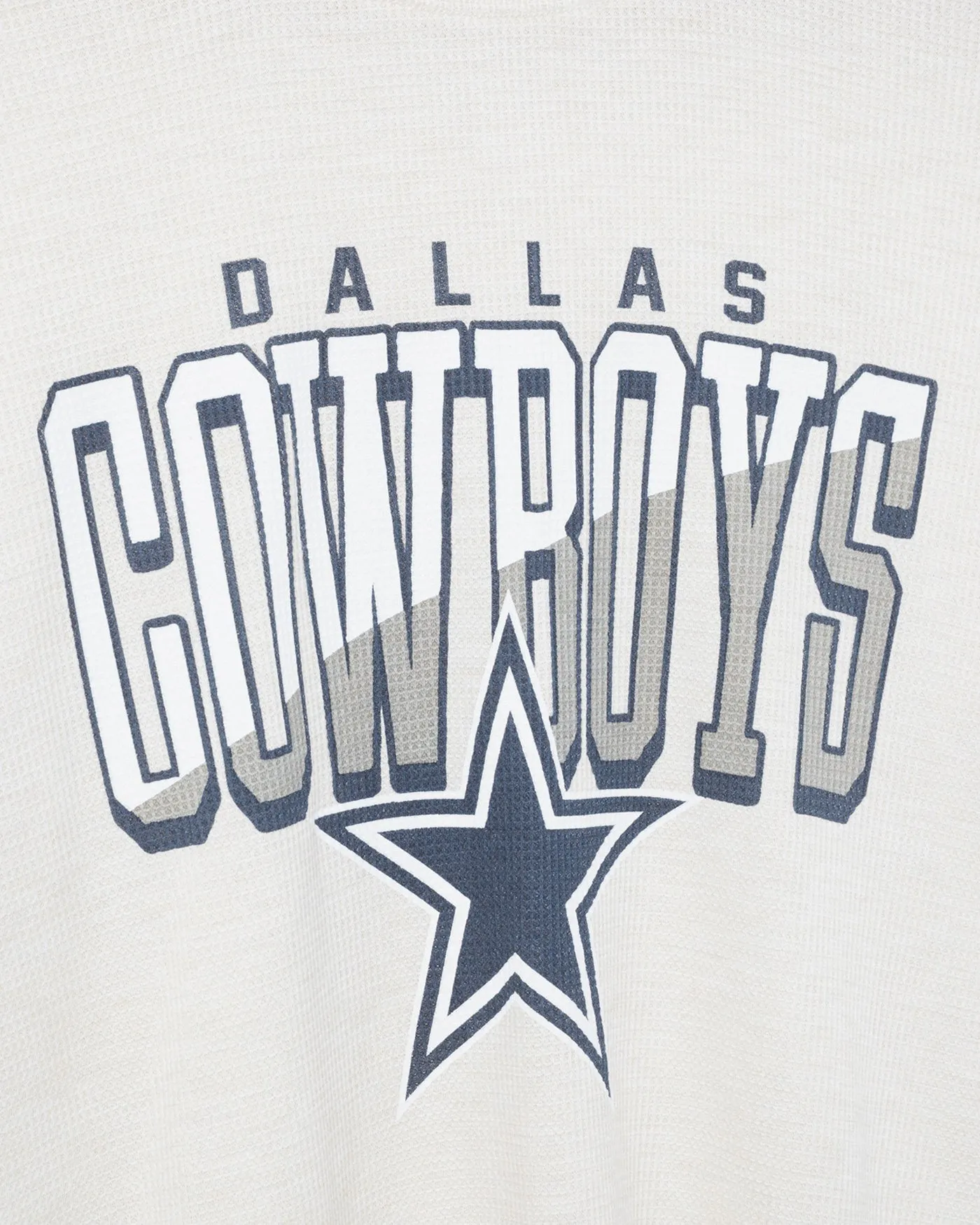 Women's Dallas Cowboys Slant Crop Thermal sold by Junk Food Clothing product image thumbnail 3