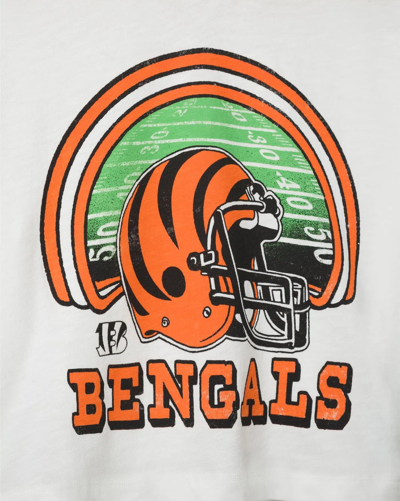 Women's Cincinnati Bengals Game Time Mock Neck Crop Tee sold by Junk Food Clothing product image thumbnail 5