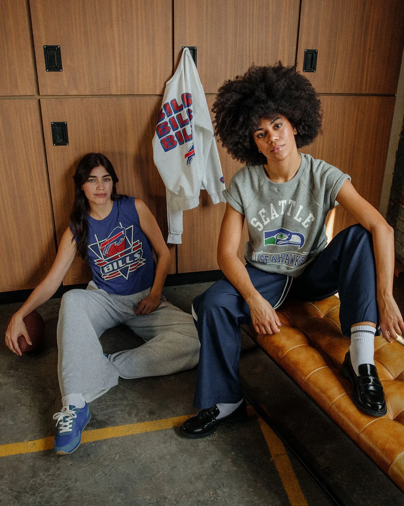 Women's Seattle Seahawks Raglan Fleece Tank sold by Junk Food Clothing product image thumbnail 3