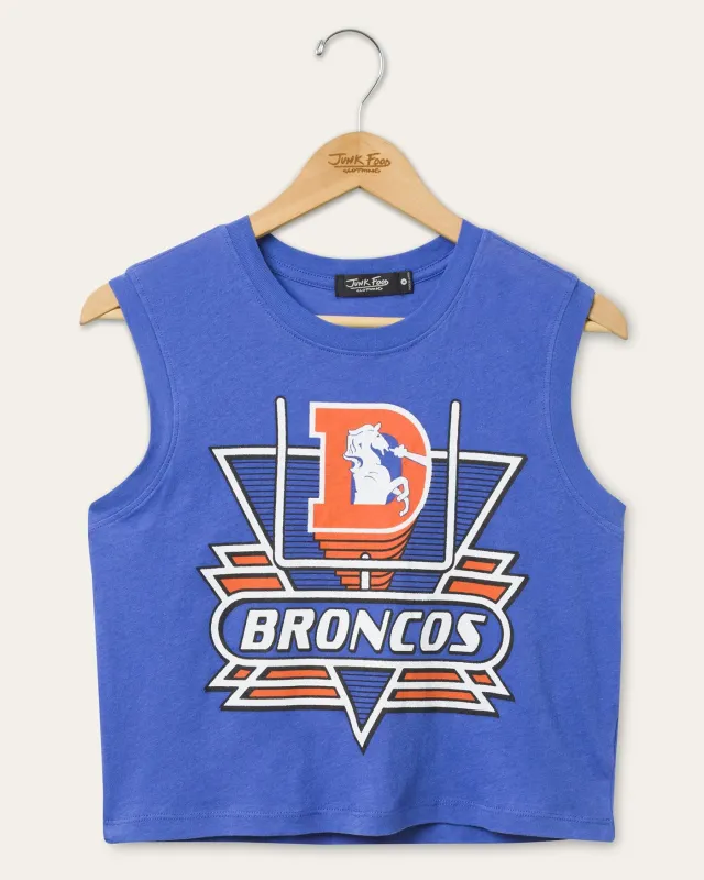 Women's Denver Broncos Field Goal Tank sold by Junk Food Clothing