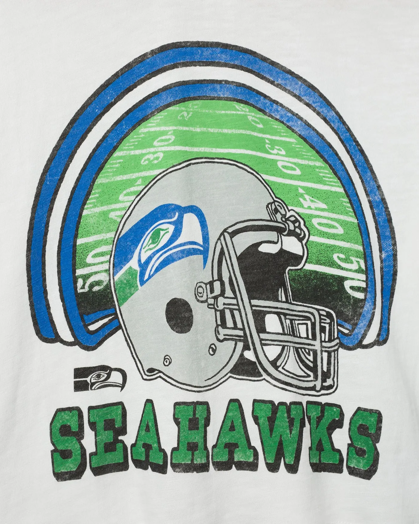 Women's Seattle Seahawks Game Time Mock Neck Crop Tee sold by Junk Food Clothing product image thumbnail 5