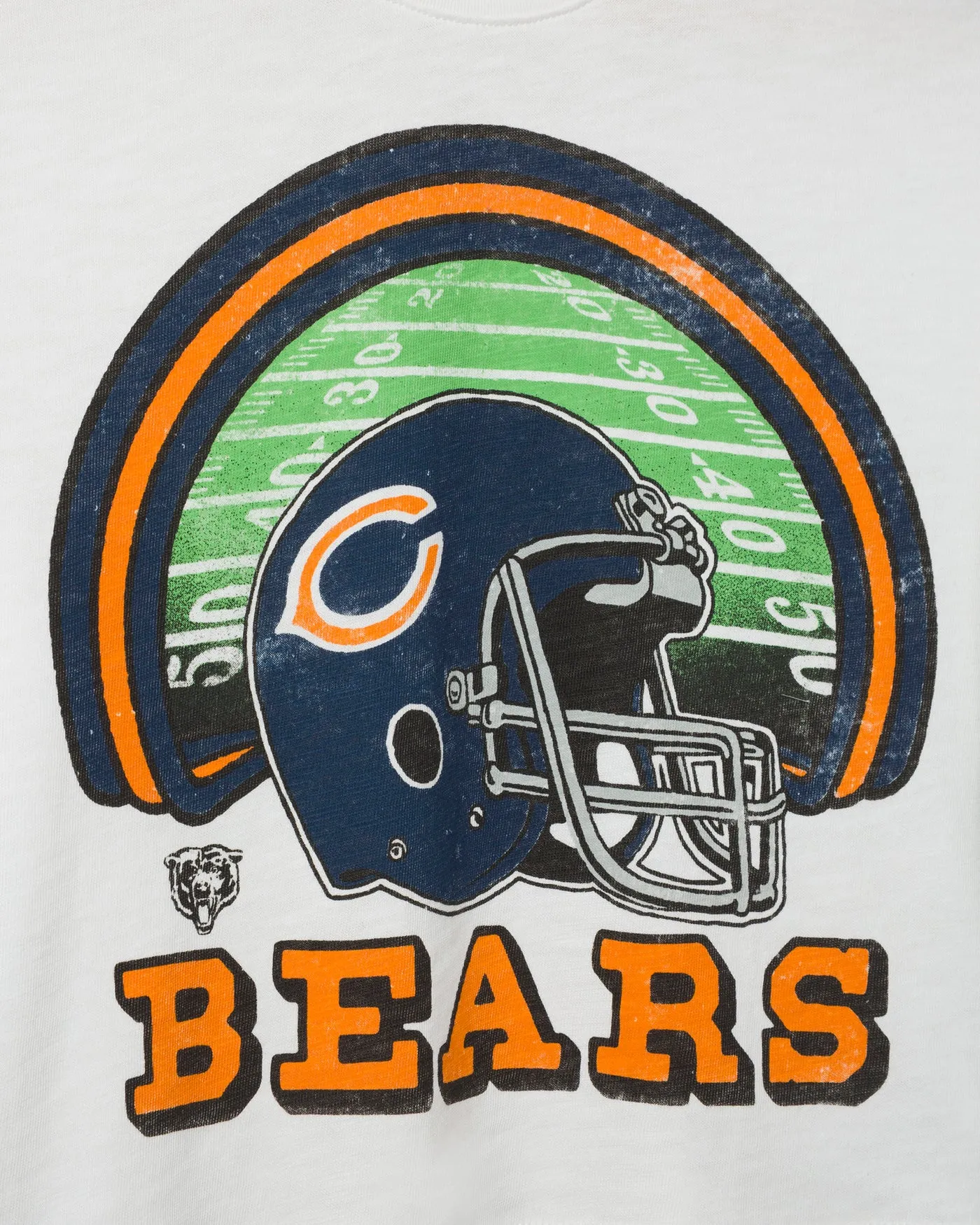 Women's Chicago Bears Game Time Mock Neck Crop Tee sold by Junk Food Clothing product image thumbnail 5