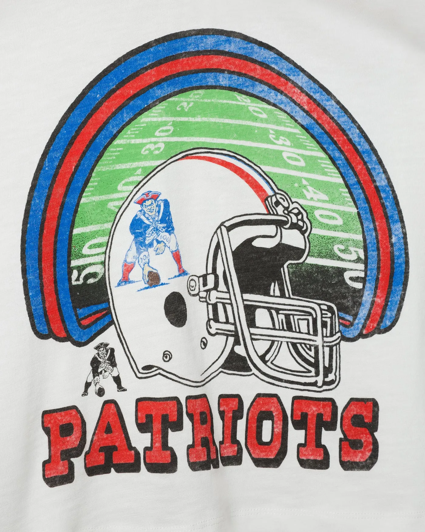 Women's New England Patriots Game Time Mock Neck Crop Tee sold by Junk Food Clothing product image thumbnail 5