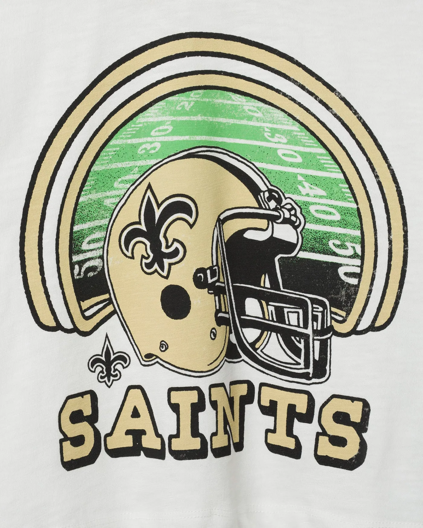 Women's New Orleans Saints Game Time Mock Neck Crop Tee sold by Junk Food Clothing product image thumbnail 5